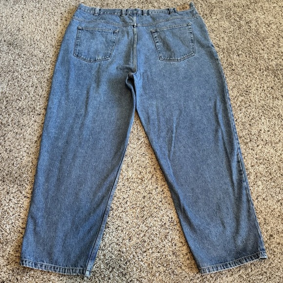 Harbor Bay Denim Blue Jeans 58805 Men's 48x32 (45x31.5) - Picture 2 of 11